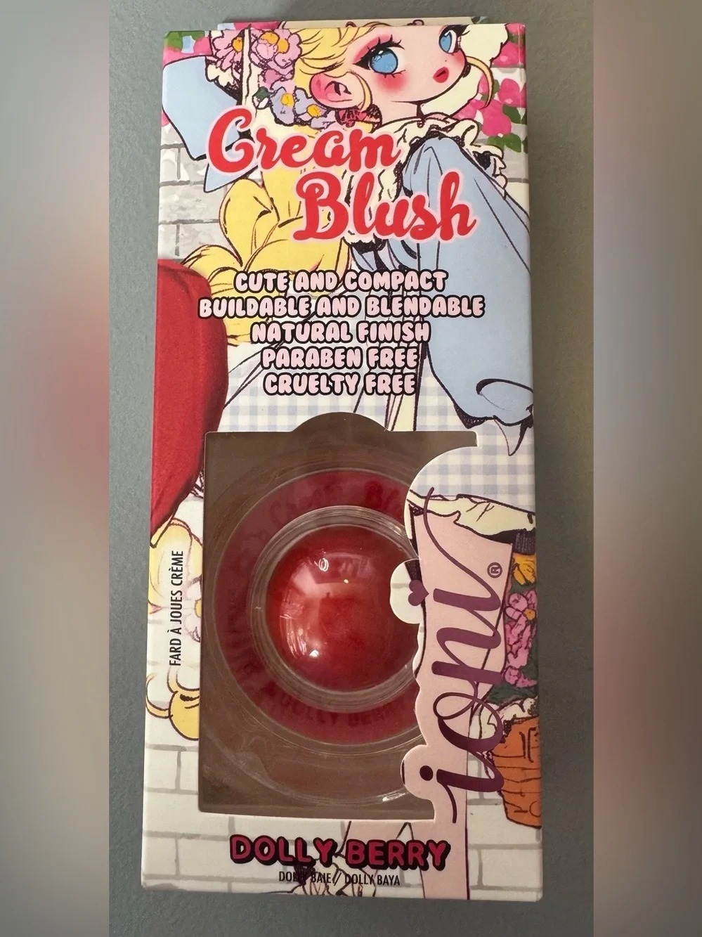 Ioni Dolly Berry Cream Blush — Pink Cream Blush summer vibrant doll like